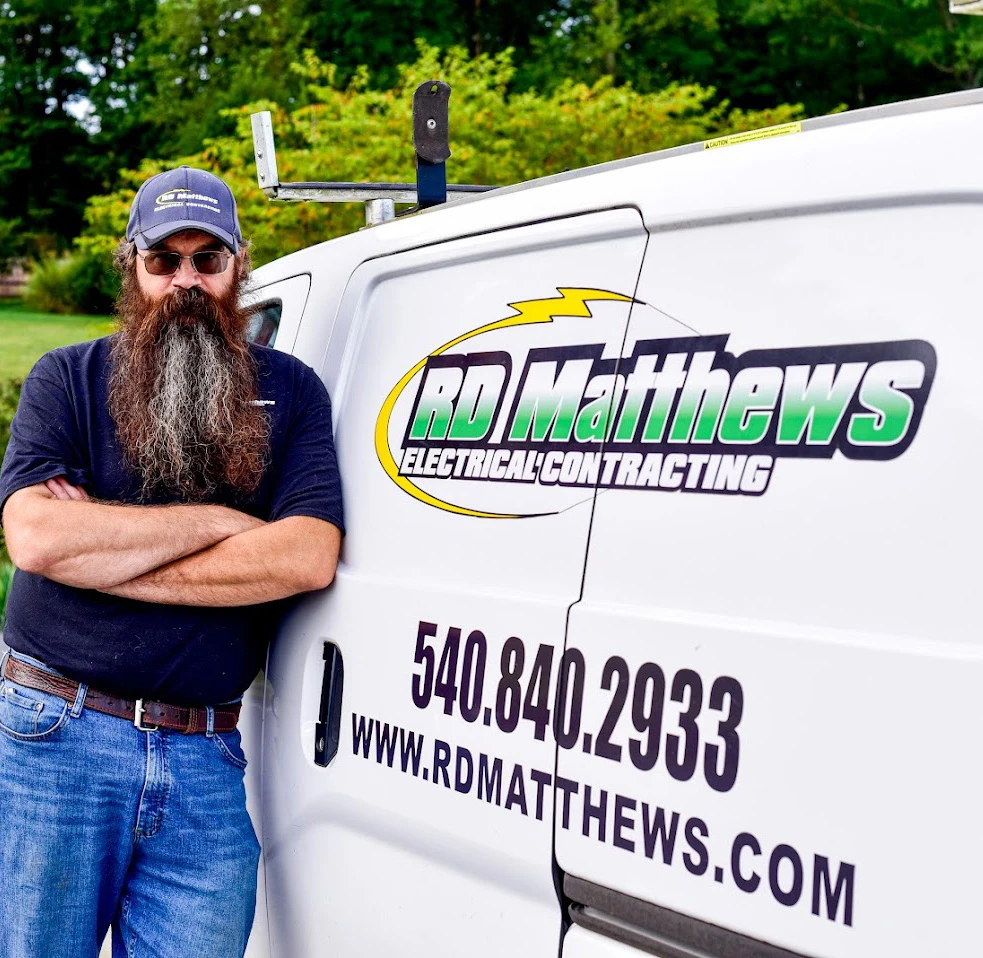 Residential electrical wiring installation by RD Matthews